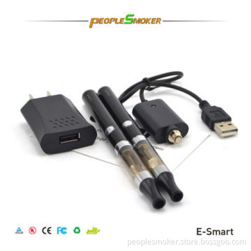 E-cigarette with 2 x Cartomizers/2 x Batteries/1 x USB Charger, 1 x Wall Charger and Zipper Gift Box